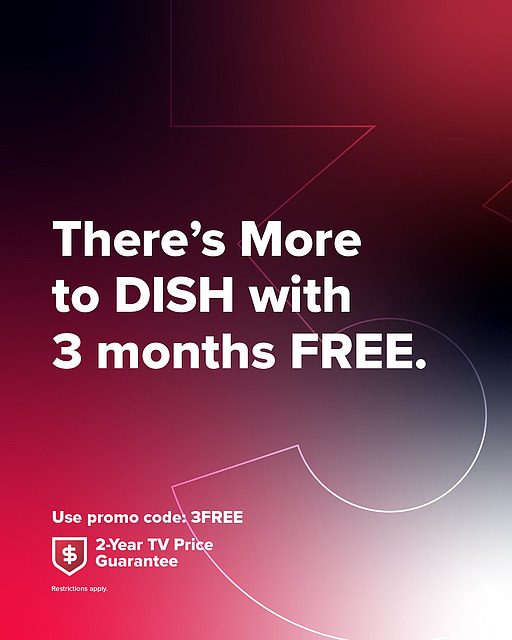 There's more to DISH with 3 months FREE